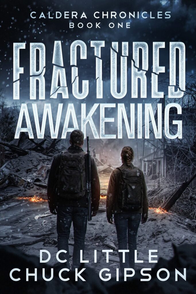 Fractured awakening book cover design